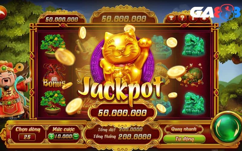 Thần tài có nhiều biểu tượng đặc biệt được hoàn trả lớn