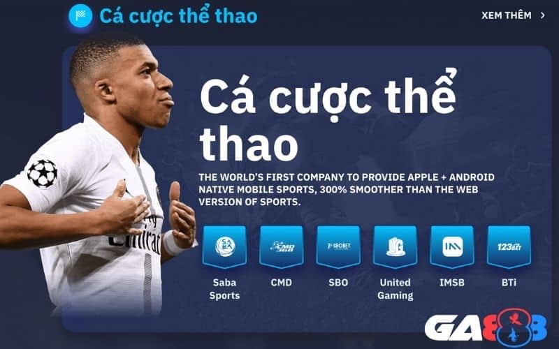 Cá cược bóng đá tại GA888 được nhiều người tham gia