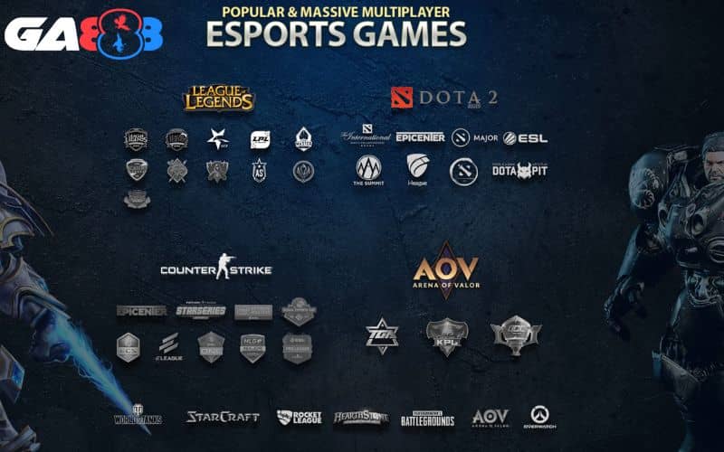 Esports tại GA888 đem đến nhiều ưu điểm cho người chơi