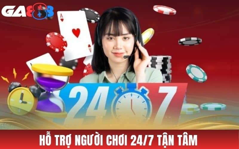 Hỗ trợ khách hàng nhanh chóng 24/7