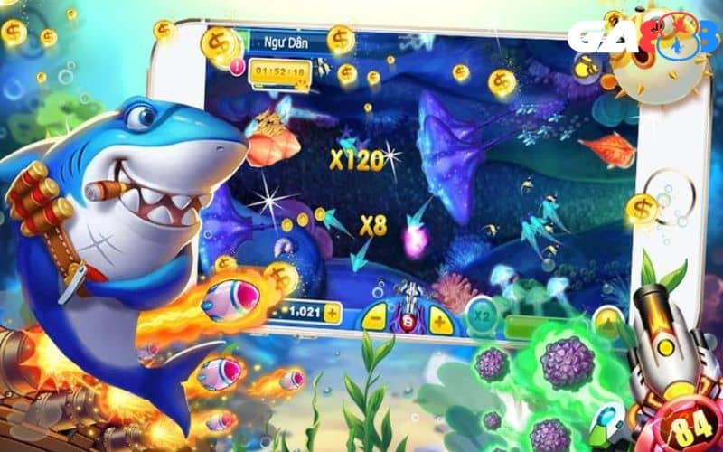 Vua bắn cá 3D mang đến không gian bắn cá 3D hấp dẫn